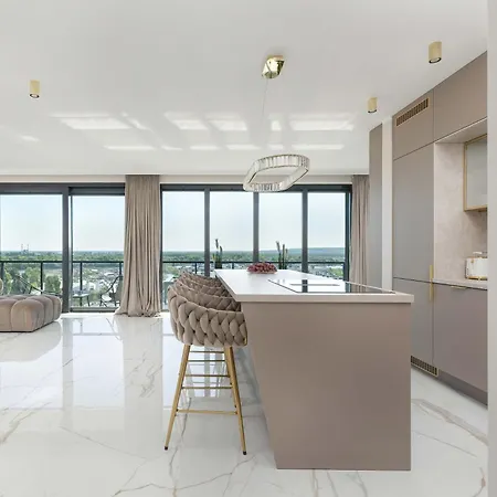 Dazzling With Balcony And 3 Parking Spaces In By Renters Prestige Appartement Szczecin